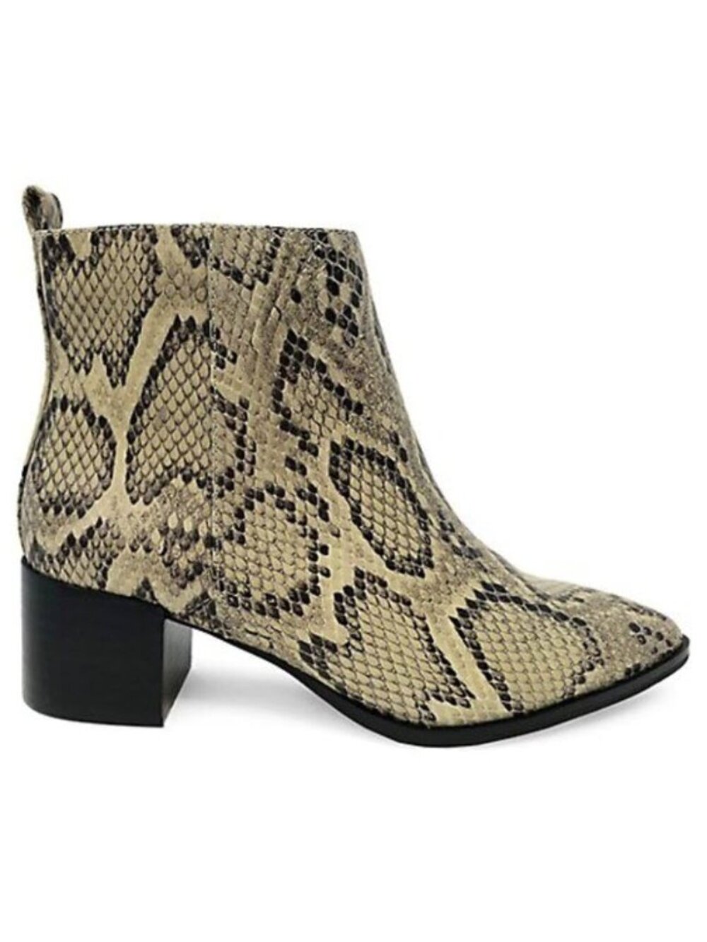 En Thread Elorie Leather Snakeskin Print Ankle Booties Women’s 8 EUC